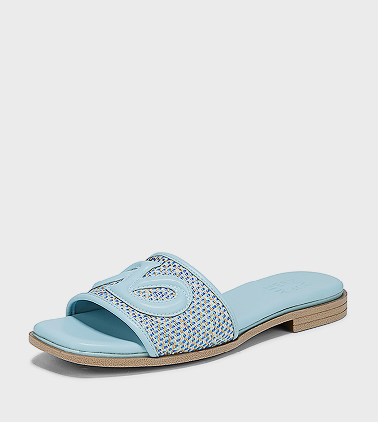 Naturalizer  Flat Sandals - Blue Flat Sandals