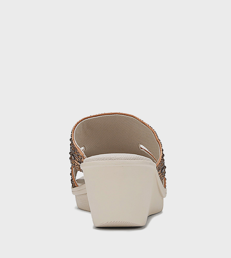 ROMIA Embellished Wedge Sandals