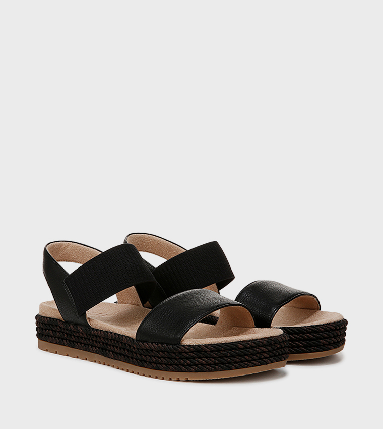 DIANA Textured Platform Sandals