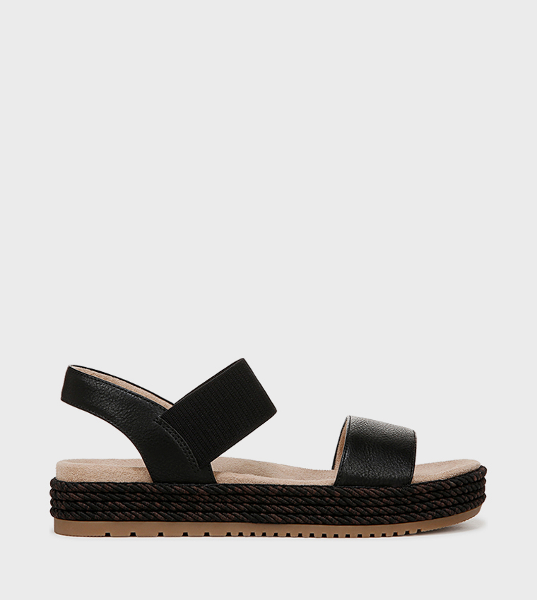 DIANA Textured Platform Sandals