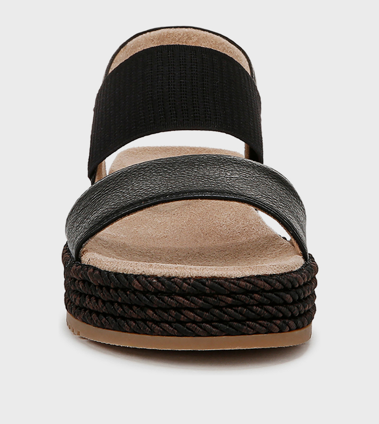 DIANA Textured Platform Sandals