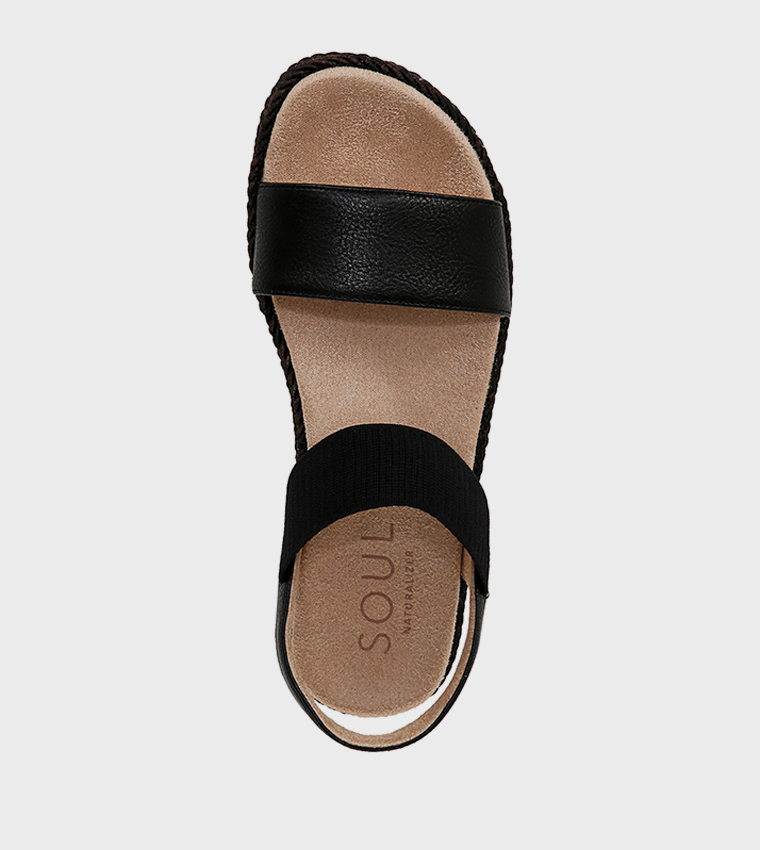 DIANA Textured Platform Sandals