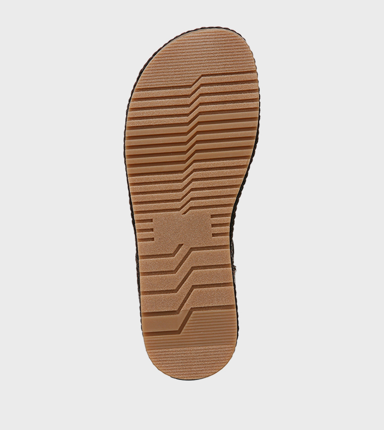 DIANA Textured Platform Sandals