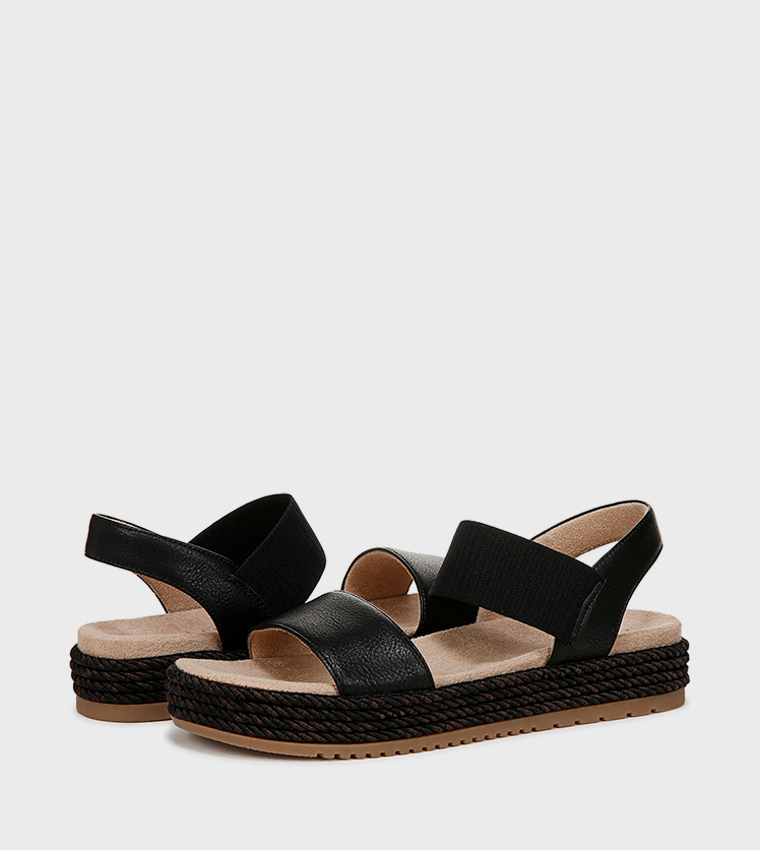DIANA Textured Platform Sandals