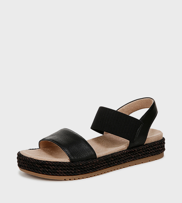 DIANA Textured Platform Sandals