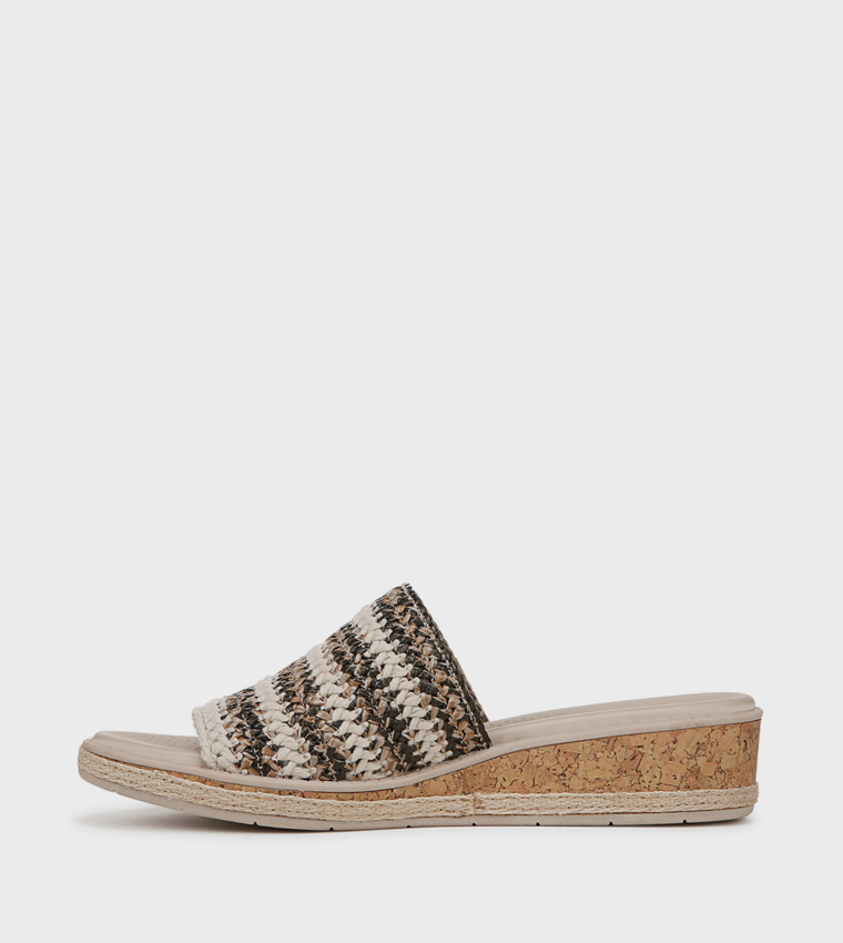 BREEZY Open Toe Wedge Sandals