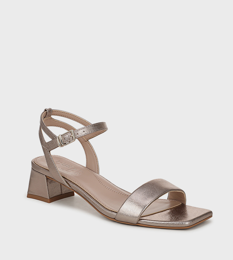 HANAAW Ankle Strap Block Heel Sandals