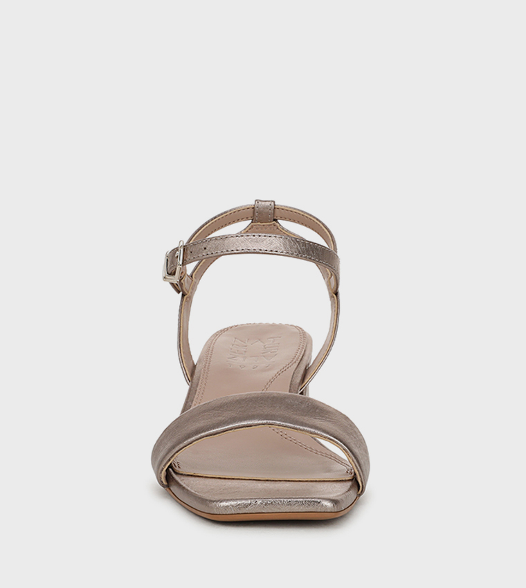 HANAAW Ankle Strap Block Heel Sandals