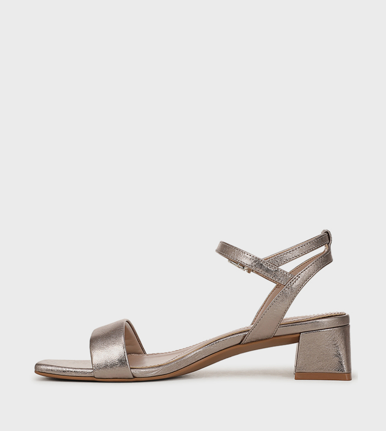 HANAAW Ankle Strap Block Heel Sandals