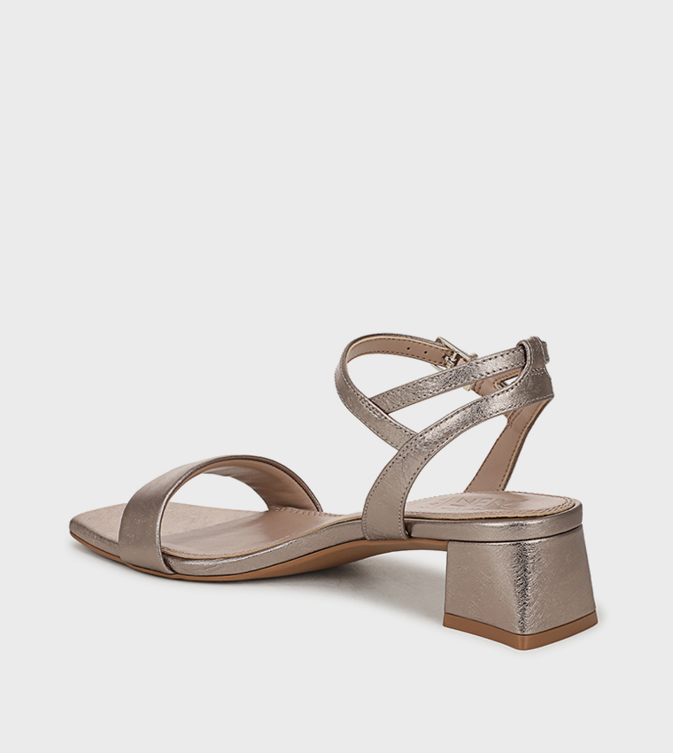 HANAAW Ankle Strap Block Heel Sandals