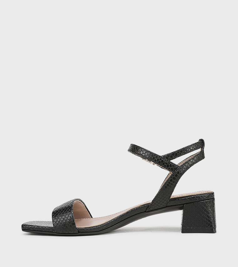 HANAAW Ankle Strap Block Heel Sandals