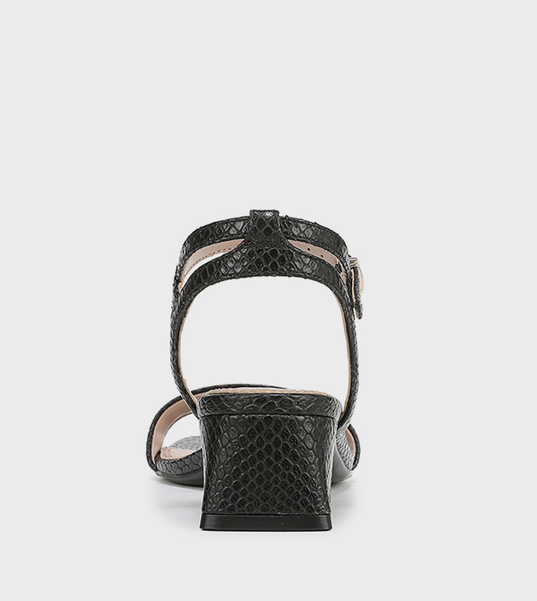 HANAAW Ankle Strap Block Heel Sandals