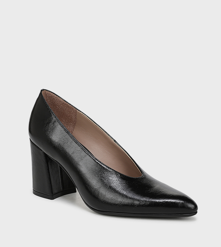 PERRY Pointed Toe Block Heel Pumps