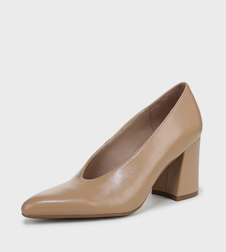 PERRY Pointed Toe Block Heel Pumps