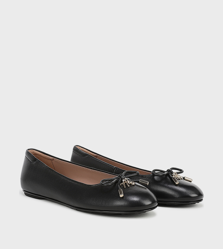 ASHLYN Bow Deail Round Toe Ballerinas