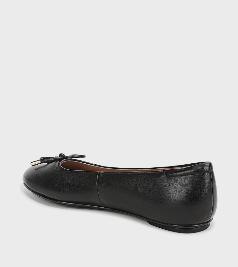 ASHLYN Bow Deail Round Toe Ballerinas