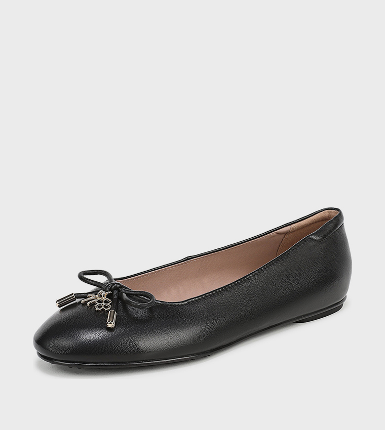 ASHLYN Bow Deail Round Toe Ballerinas
