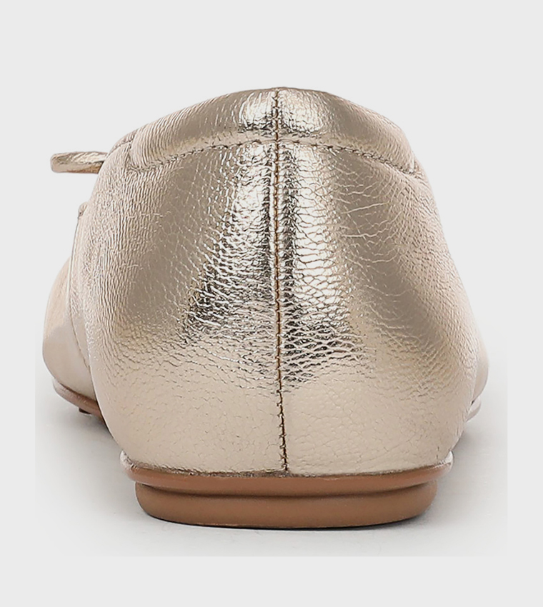 ASHLYN Bow Deail Round Toe Ballerinas