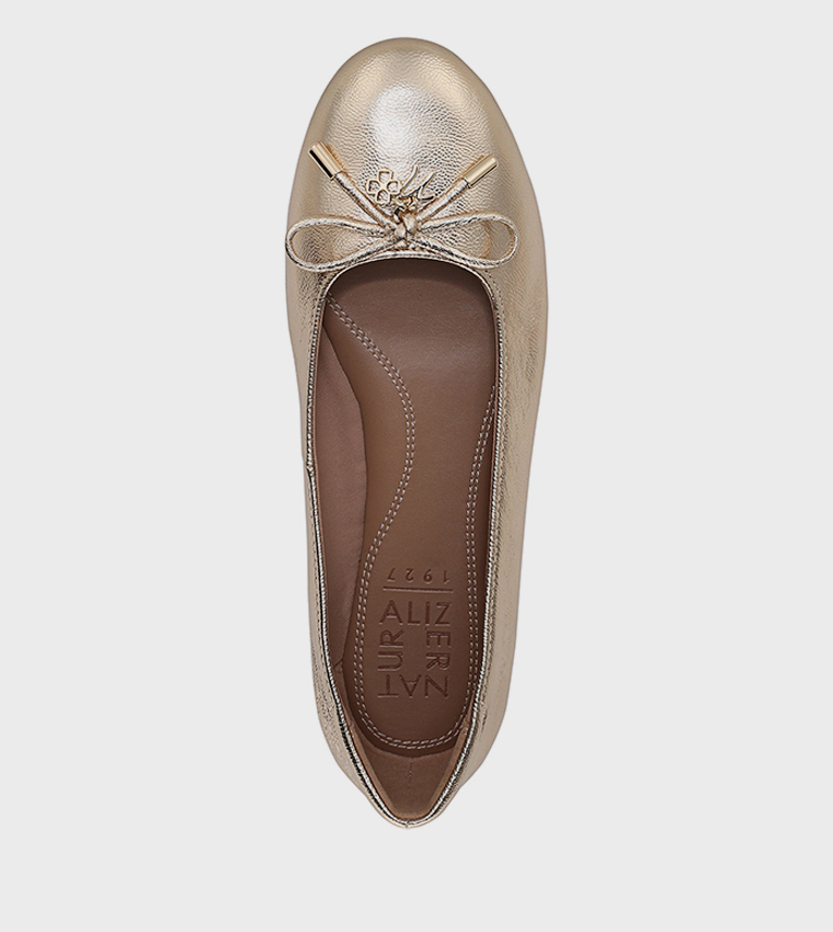 ASHLYN Bow Deail Round Toe Ballerinas