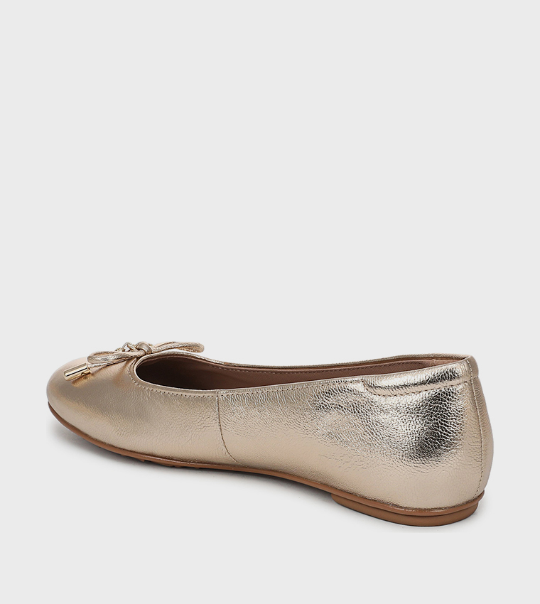 ASHLYN Bow Deail Round Toe Ballerinas