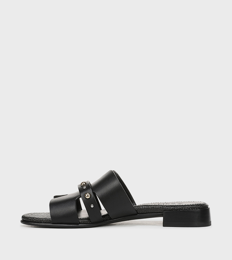 NANICHENAT Embellished Low Heel Sandals