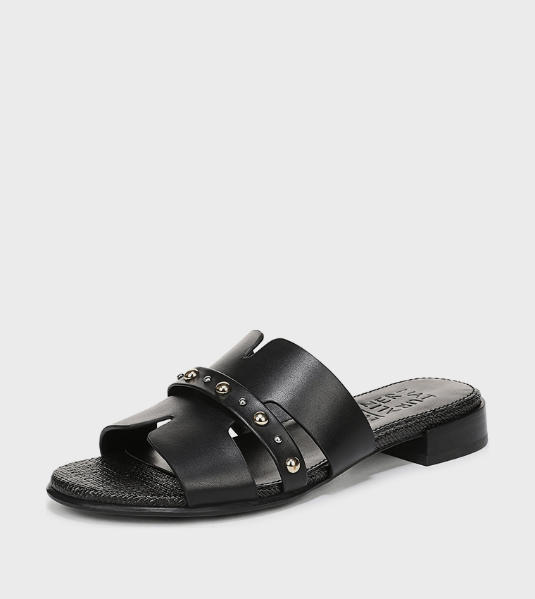 NANICHENAT Embellished Low Heel Sandals