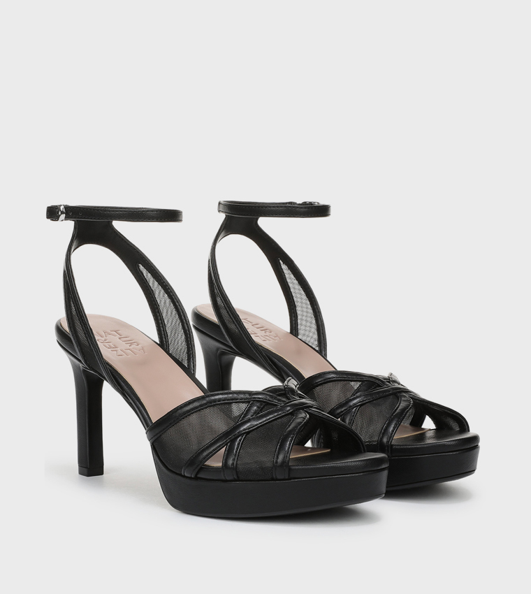 صندل كعب بحزام كاحل