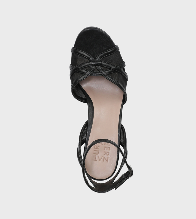 صندل كعب بحزام كاحل