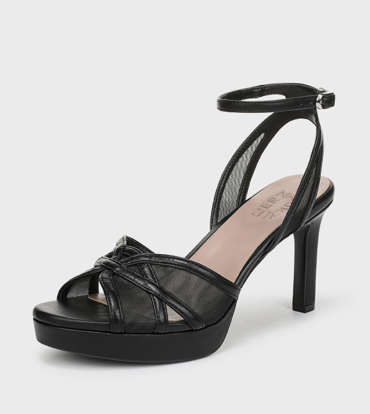 صندل كعب بحزام كاحل