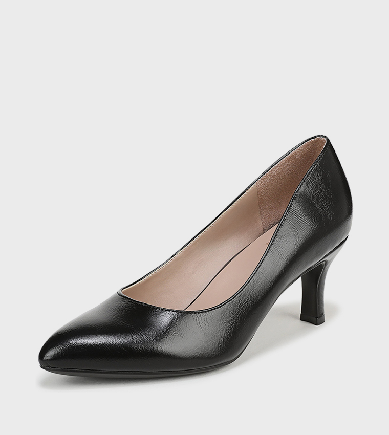 حذاء كعب بنقشة 