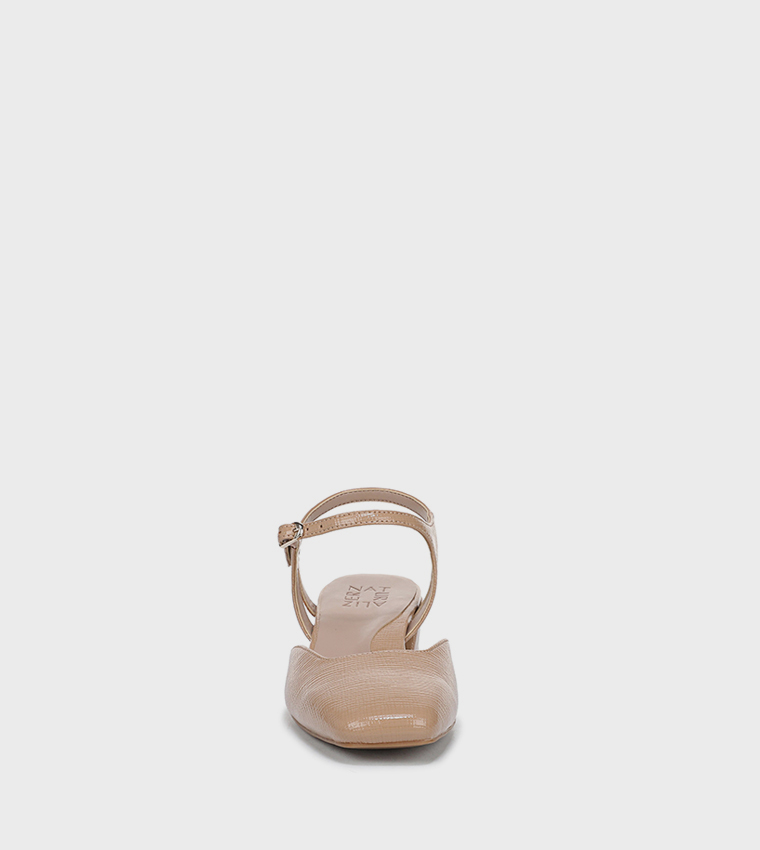 HATTIE Square Toe Block Heel Pumps