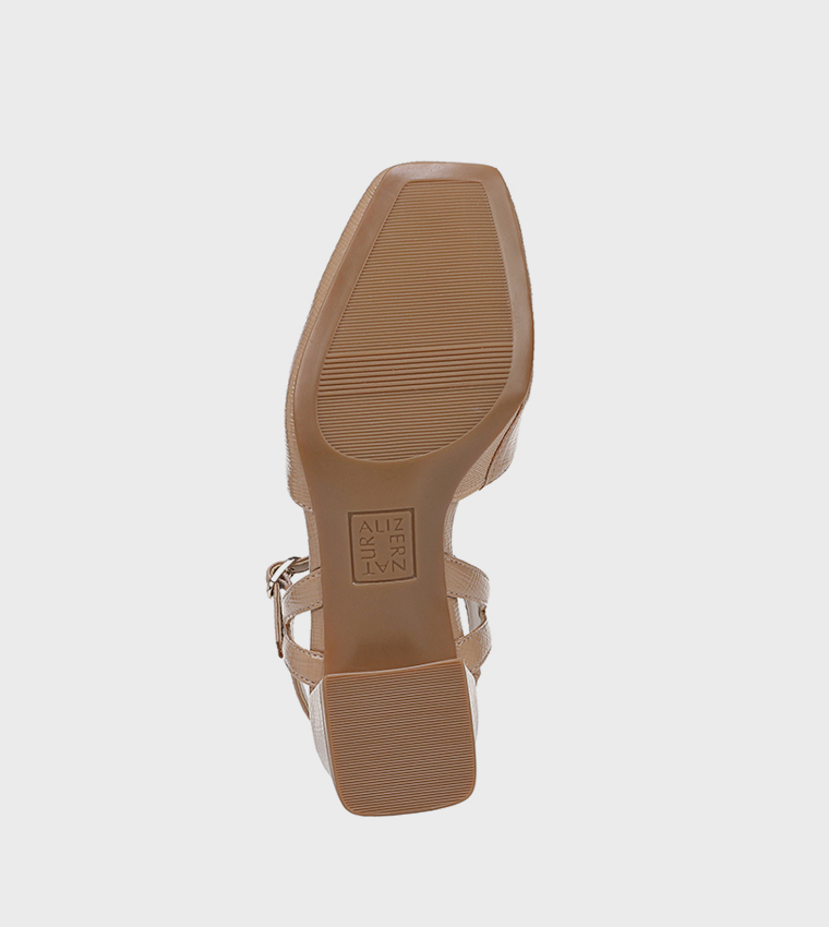 HATTIE Square Toe Block Heel Pumps