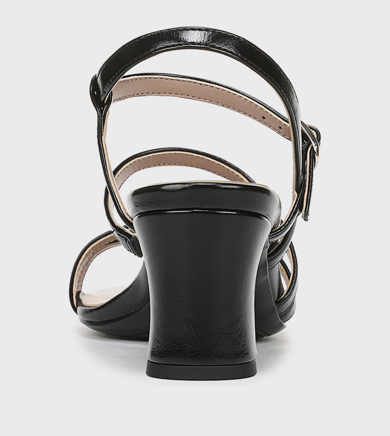 NELLIE Strappy Block Heel Sandals