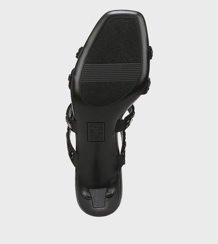 NAKIMI Embellished Open Toe Heeled Sandals