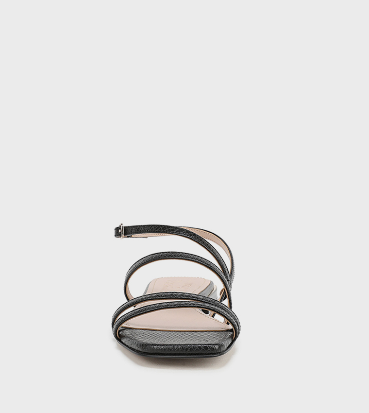 ناتشيراليزر  الصنادل المسطحة - أسود Flat Sandals