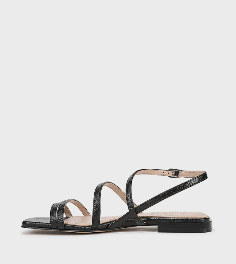 ناتشيراليزر  الصنادل المسطحة - أسود Flat Sandals