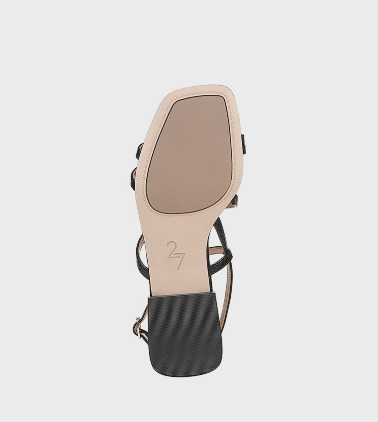 ناتشيراليزر  الصنادل المسطحة - أسود Flat Sandals