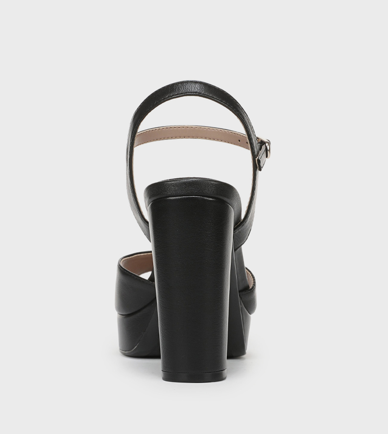 MARIGOLD Ankle Strap Heeled Sandals