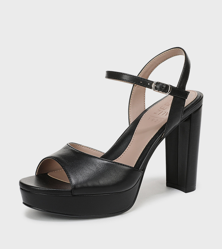 MARIGOLD Ankle Strap Heeled Sandals