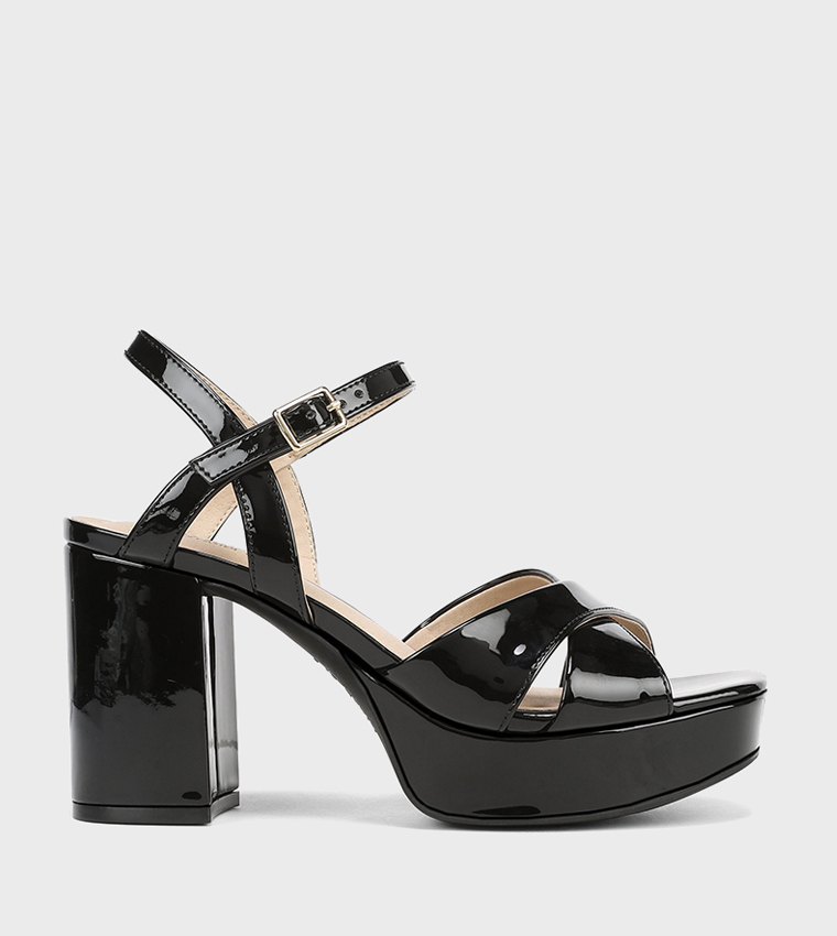 ALICE Ankle Strap Block Heel Sandals