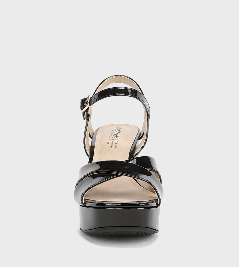 ALICE Ankle Strap Block Heel Sandals