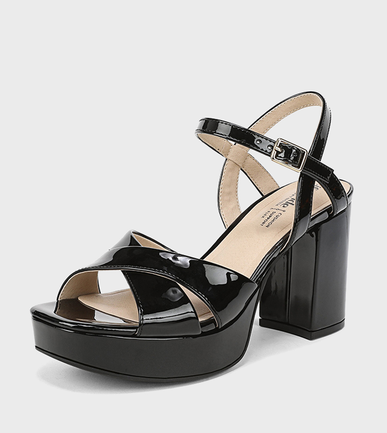 ALICE Ankle Strap Block Heel Sandals