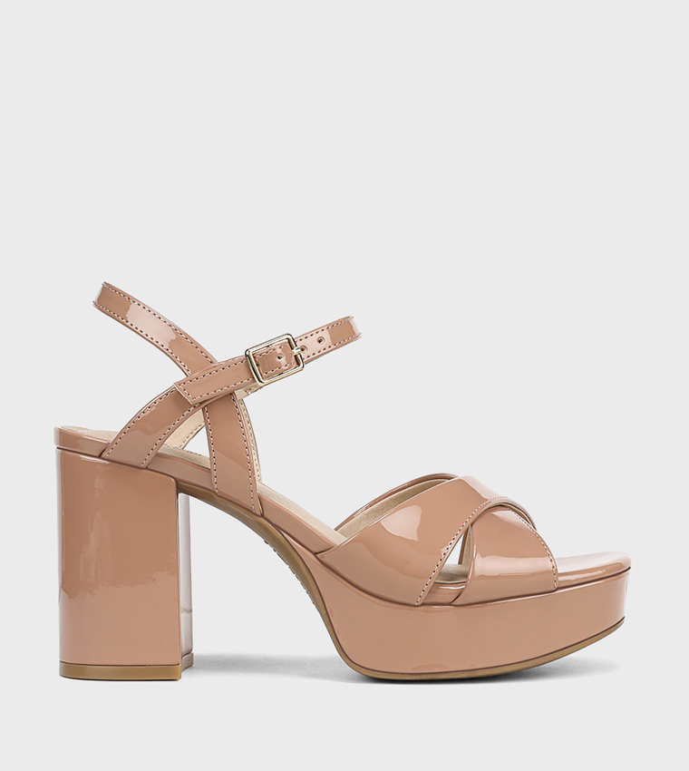 ALICE Ankle Strap Block Heel Sandals
