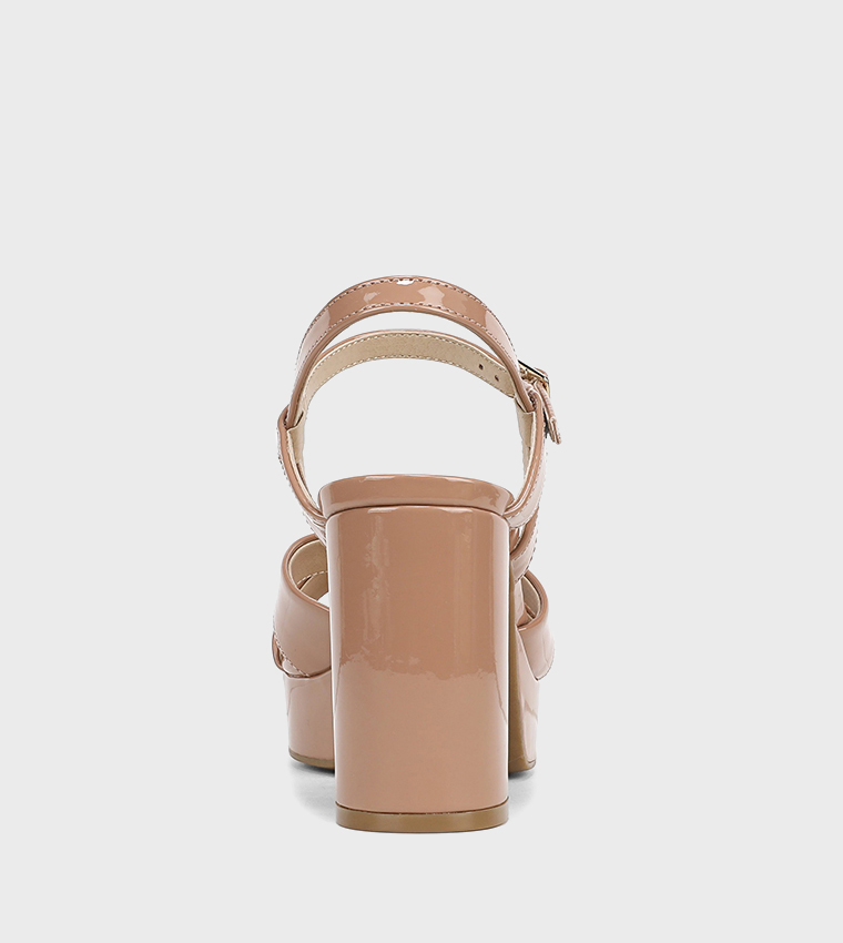 ALICE Ankle Strap Block Heel Sandals