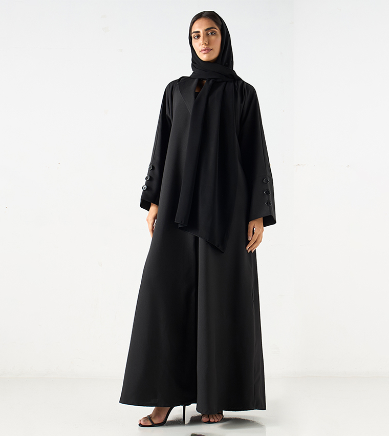 عباية كلاسيكية كم طويل