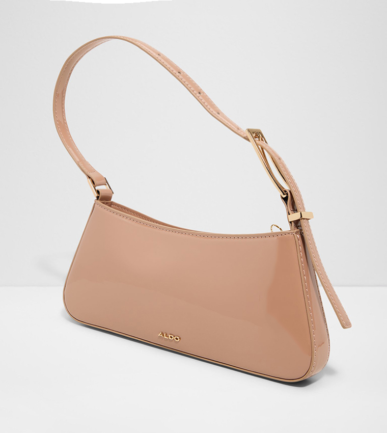 JABELLE Glossy Zip Shoulder Bag