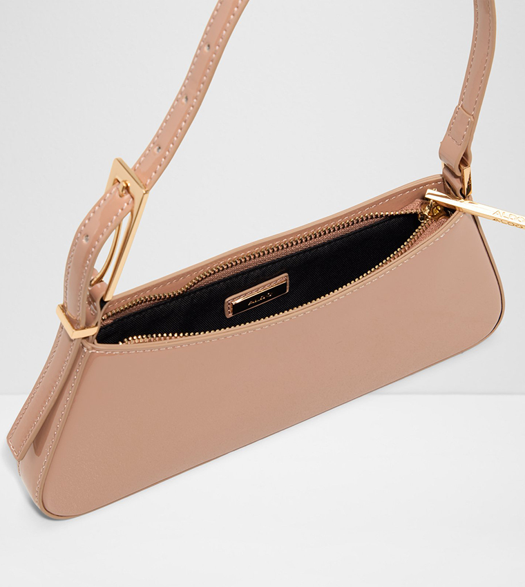 JABELLE Glossy Zip Shoulder Bag