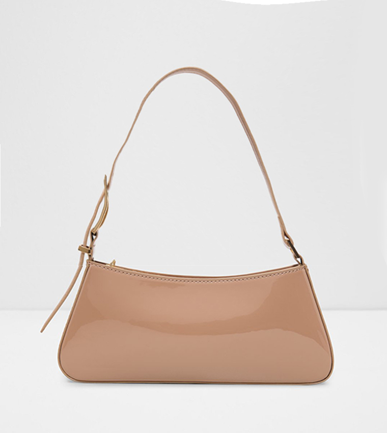 JABELLE Glossy Zip Shoulder Bag