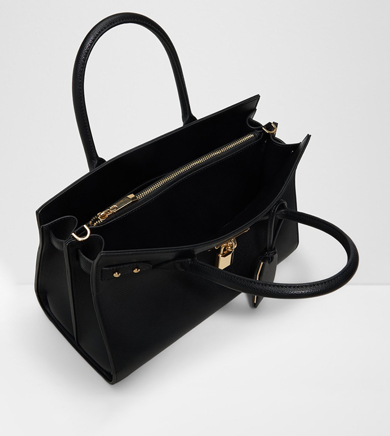 JACKIE Textured Satchel Bag