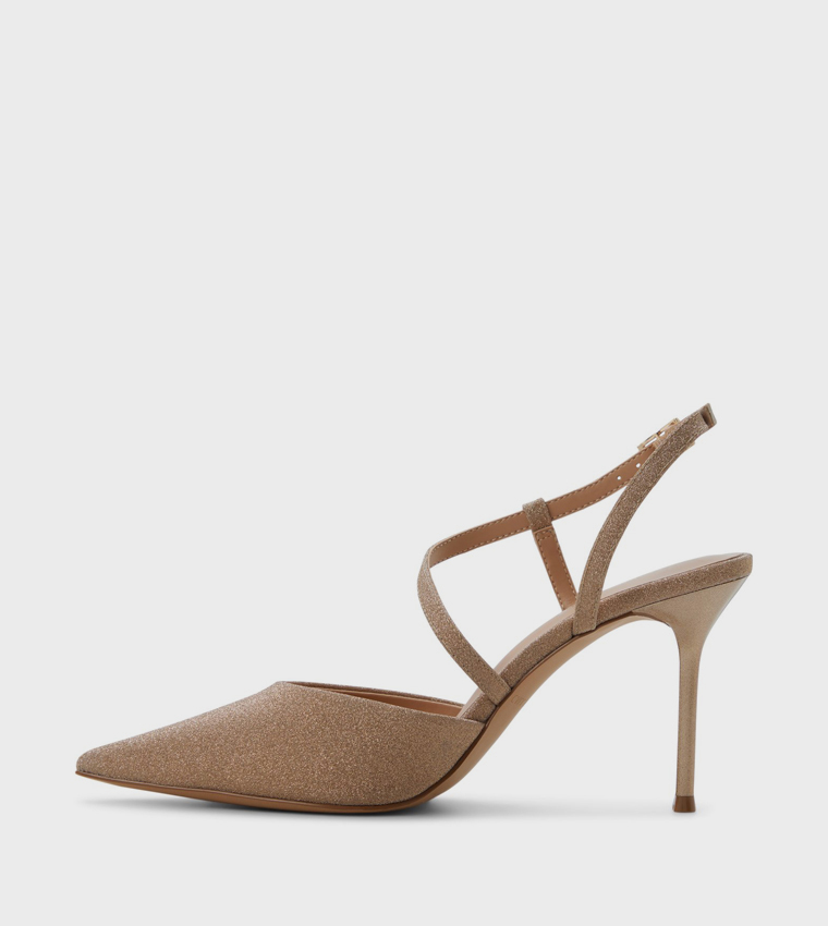 JANICKA Pointed Toe Mule Pumps